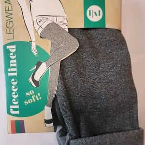 Blue Star Fleece Lined Leggings GRAY *Size L/XL* Perfect for chilly days.